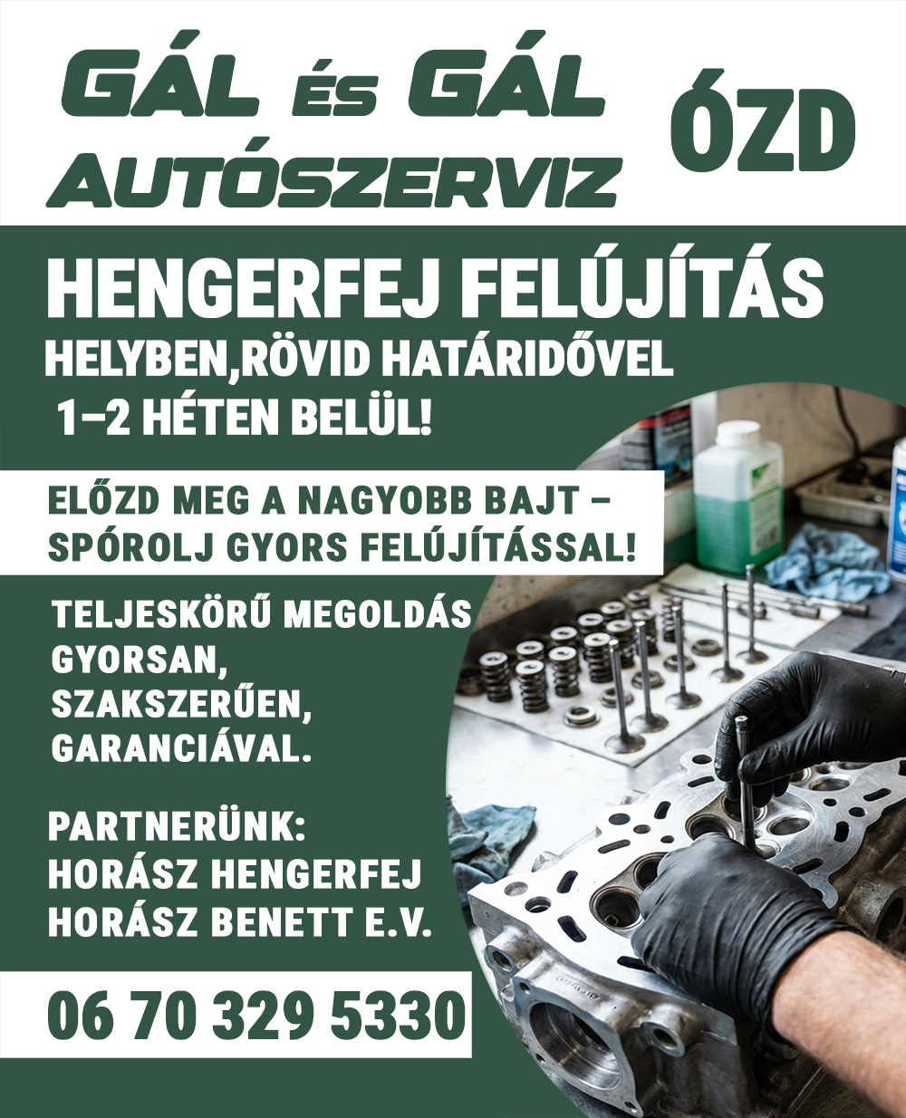 Autószerviz belső